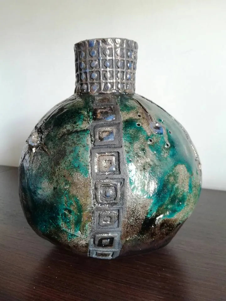 Raffaela Russo Vasi Vaso in ceramica 07 dipinto a mano