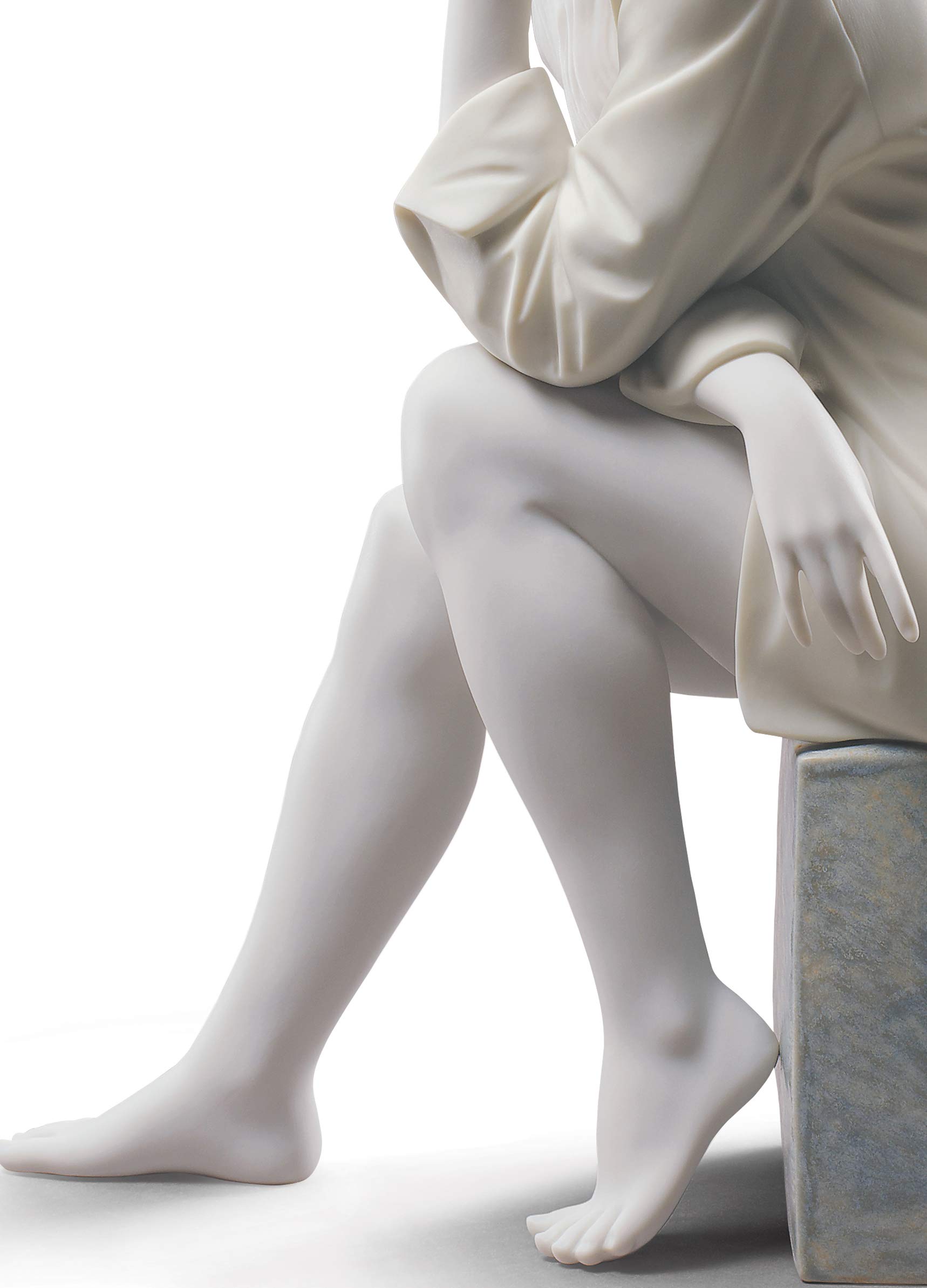 Lladró Un Momento di Tranquillità figurina donna porcellana