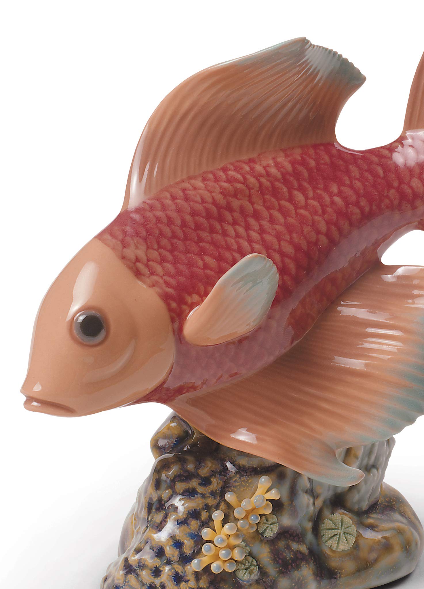 Lladró Sculture Calma Sotto le Acque scultura pesce porcellana