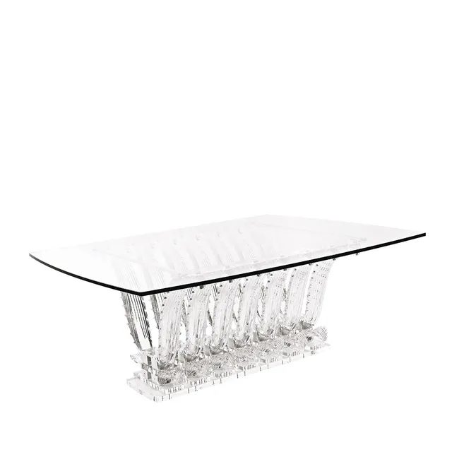 René Lalique Cactus Tavolo Rettangolare in Cristallo