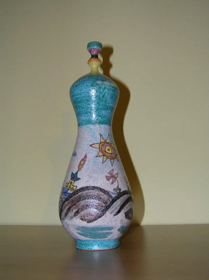 Raffaela Russo Vasi vaso ceramica 14 dipinto a mano