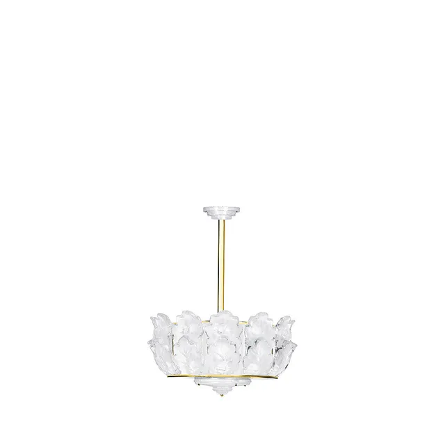 Lalique Chêne lampadario cristallo 12 elementi