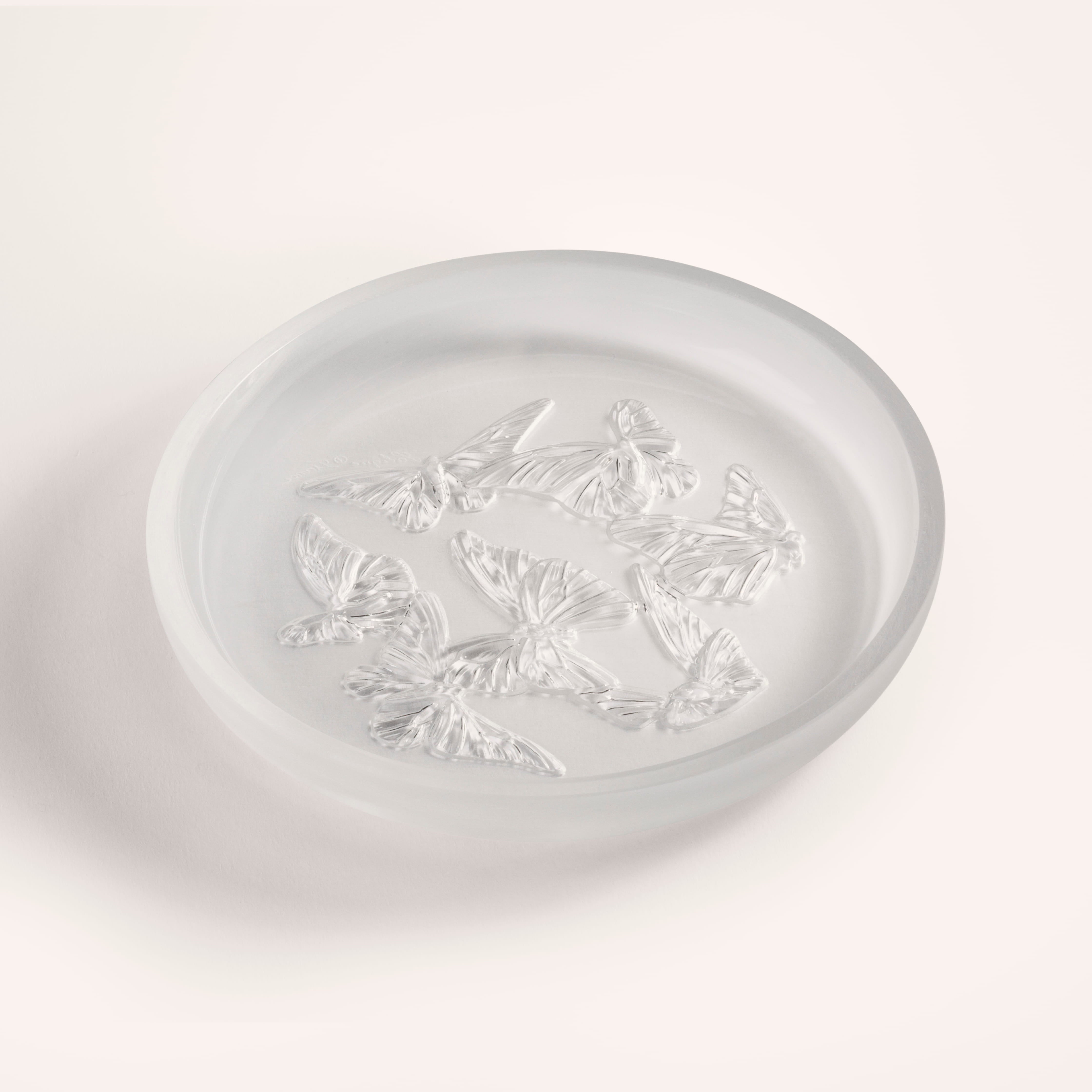 Lalique Papillons Coppetta cristallo piccola con farfalle