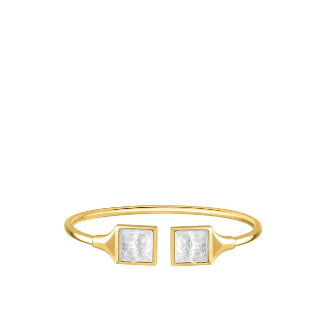 Lalique Aréthuse Bracciale Rigido Cristallo Incolore Taglia S