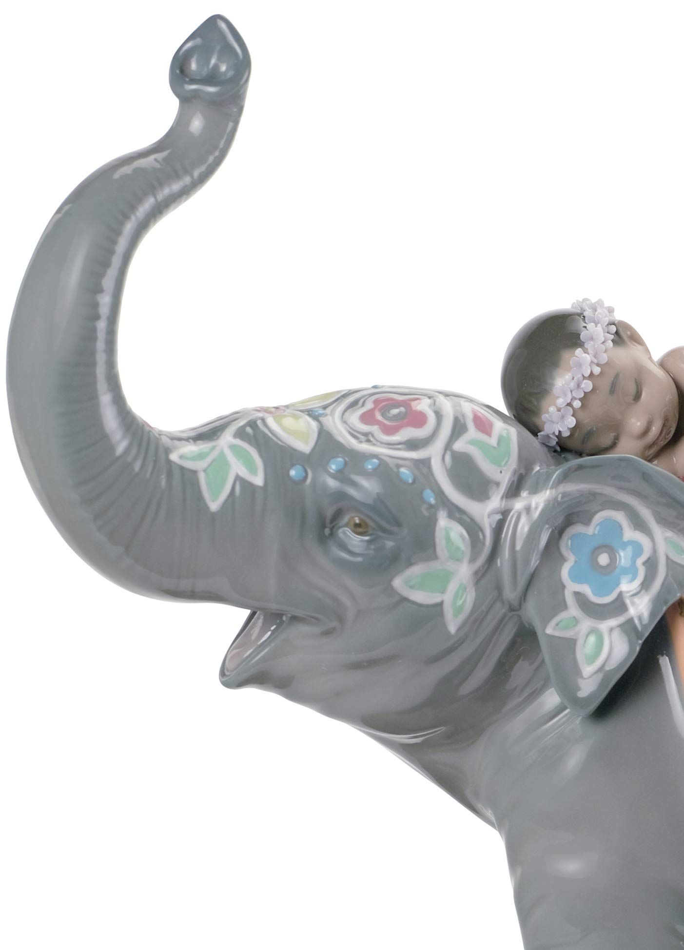 Lladró Sculture Elefante Festival Jaipur statuetta