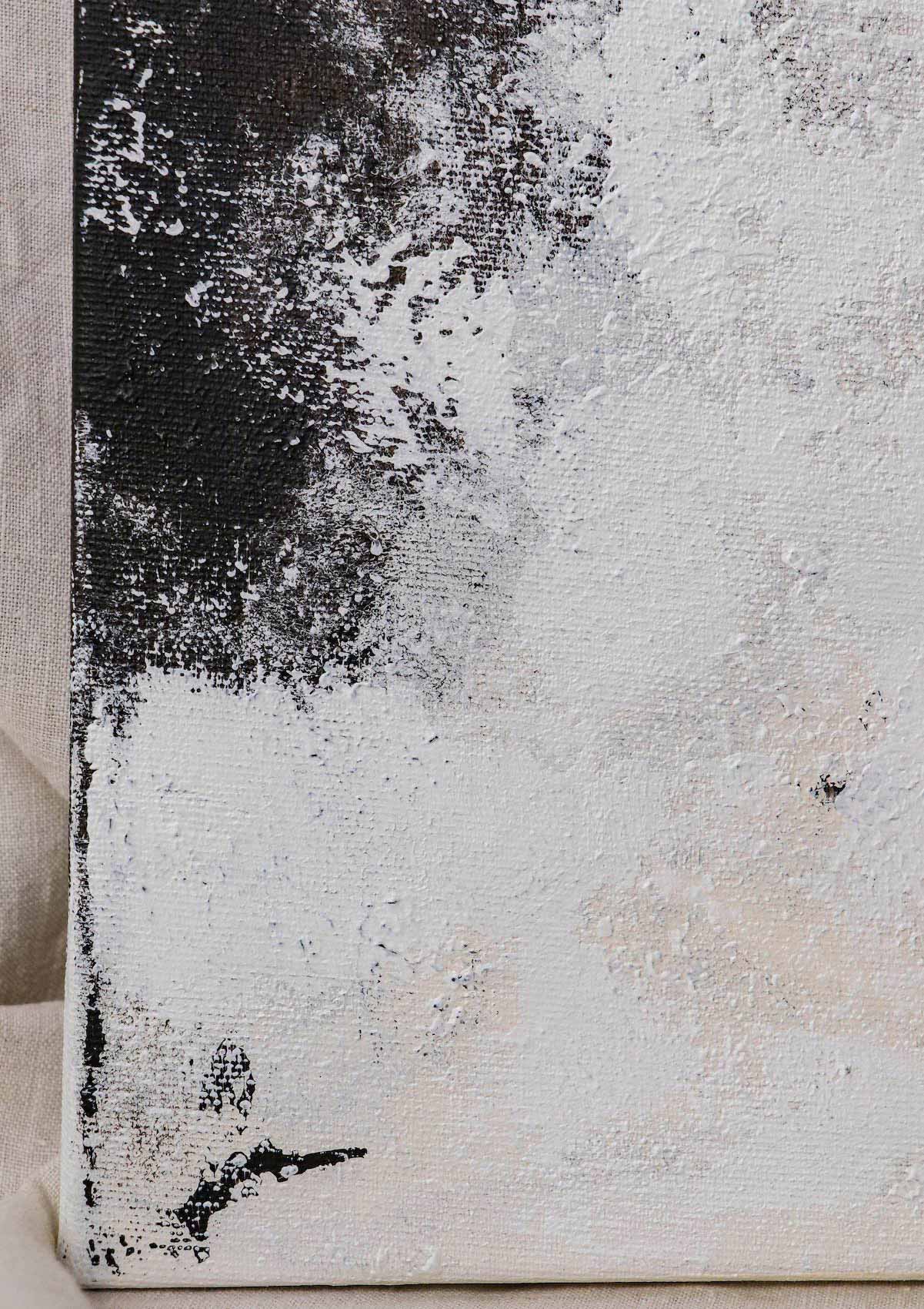 ClaireLune Reaching I dipinto acrilico 100x50 cm originale