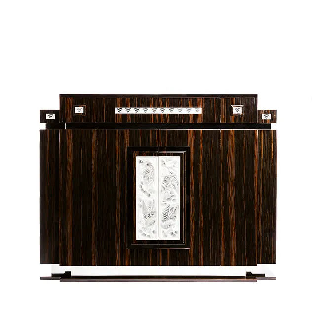 Lalique Merles et Raisins Mobile Bar Vetro Taglia Unica