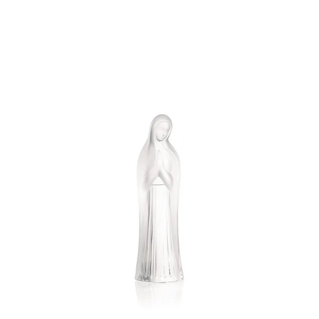 René Lalique Vergine scultura cristallo mani giunte