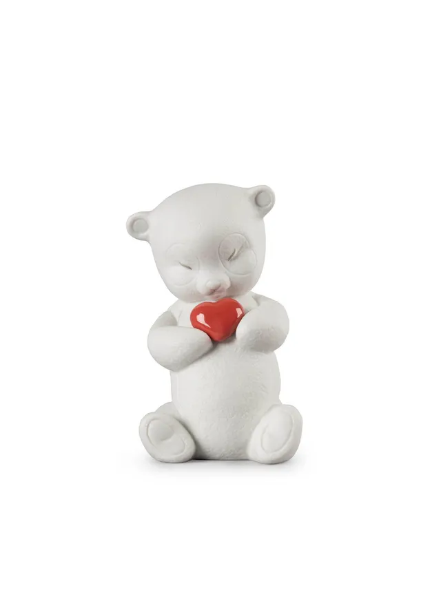 Lladró Roby Orso Coraggioso figurina porcellana bimbo