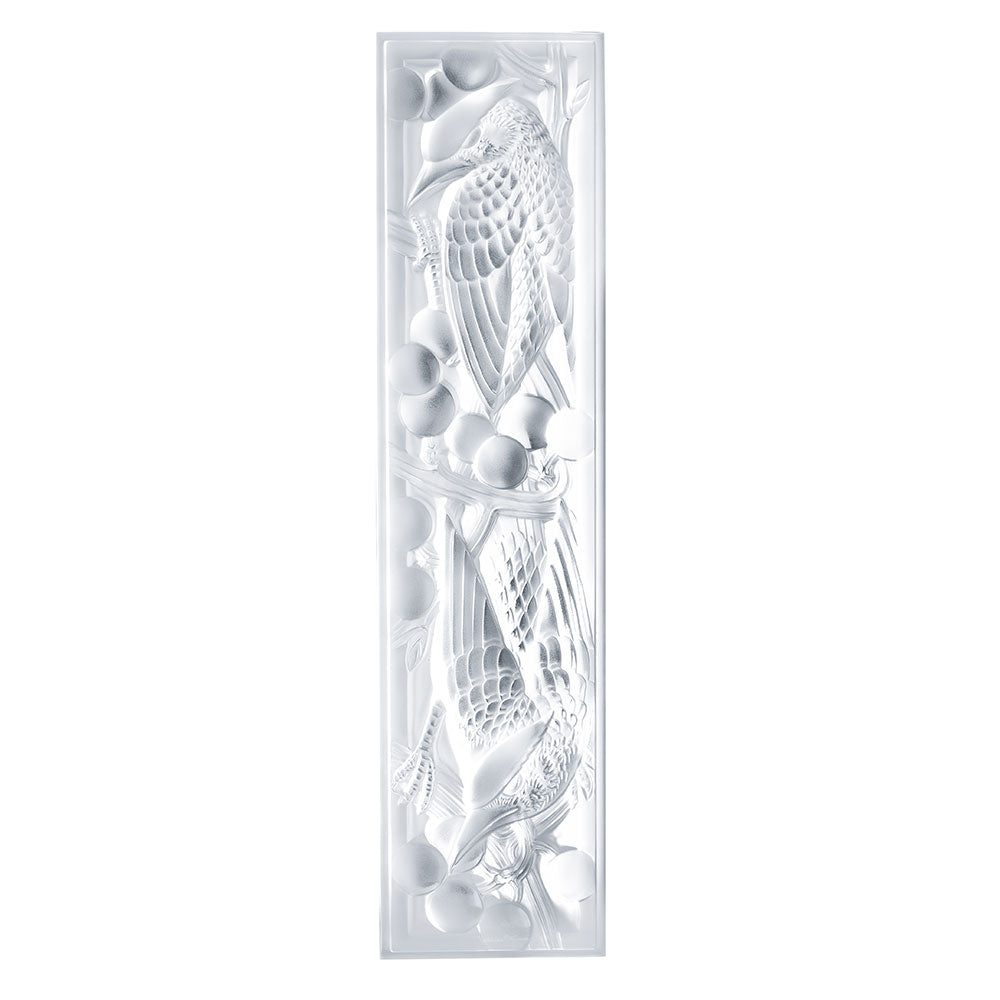René Lalique Merles et Raisins Pannello cristallo parete