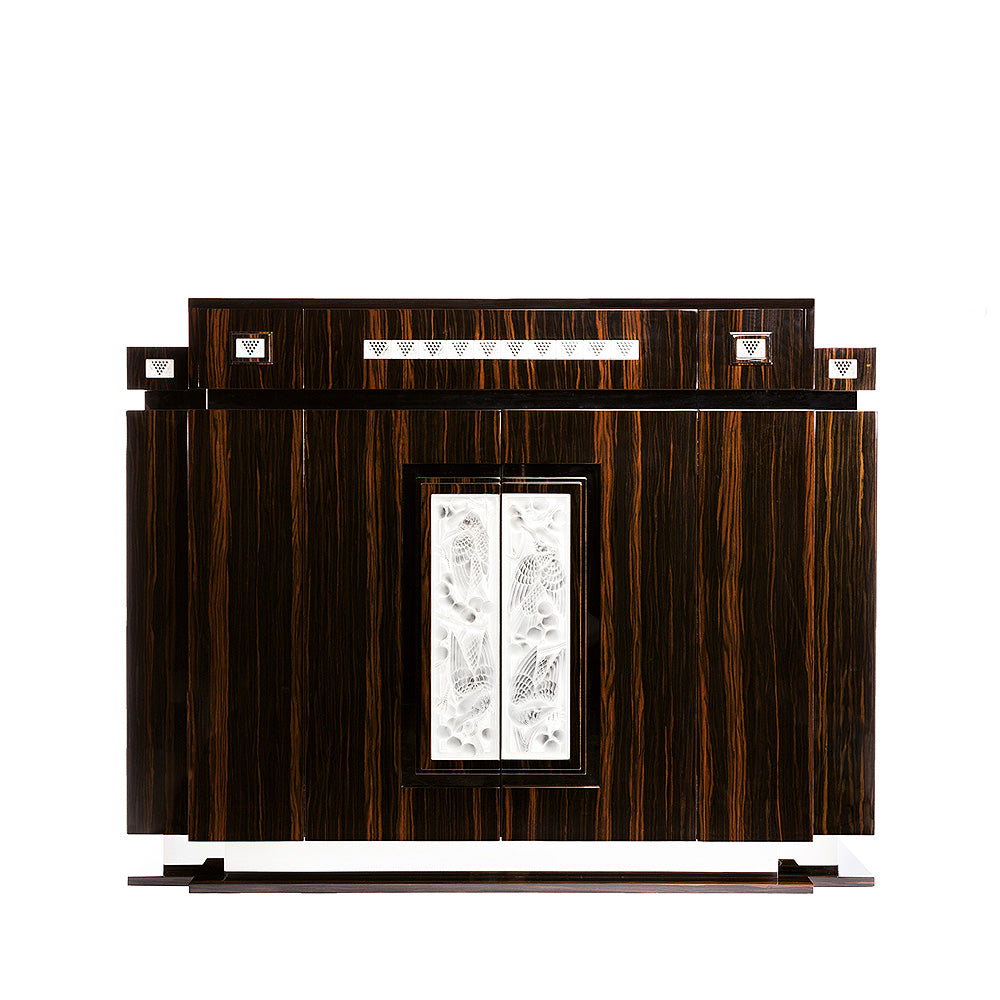 Lalique Merles et Raisins Mobile Bar Vetro Taglia Unica