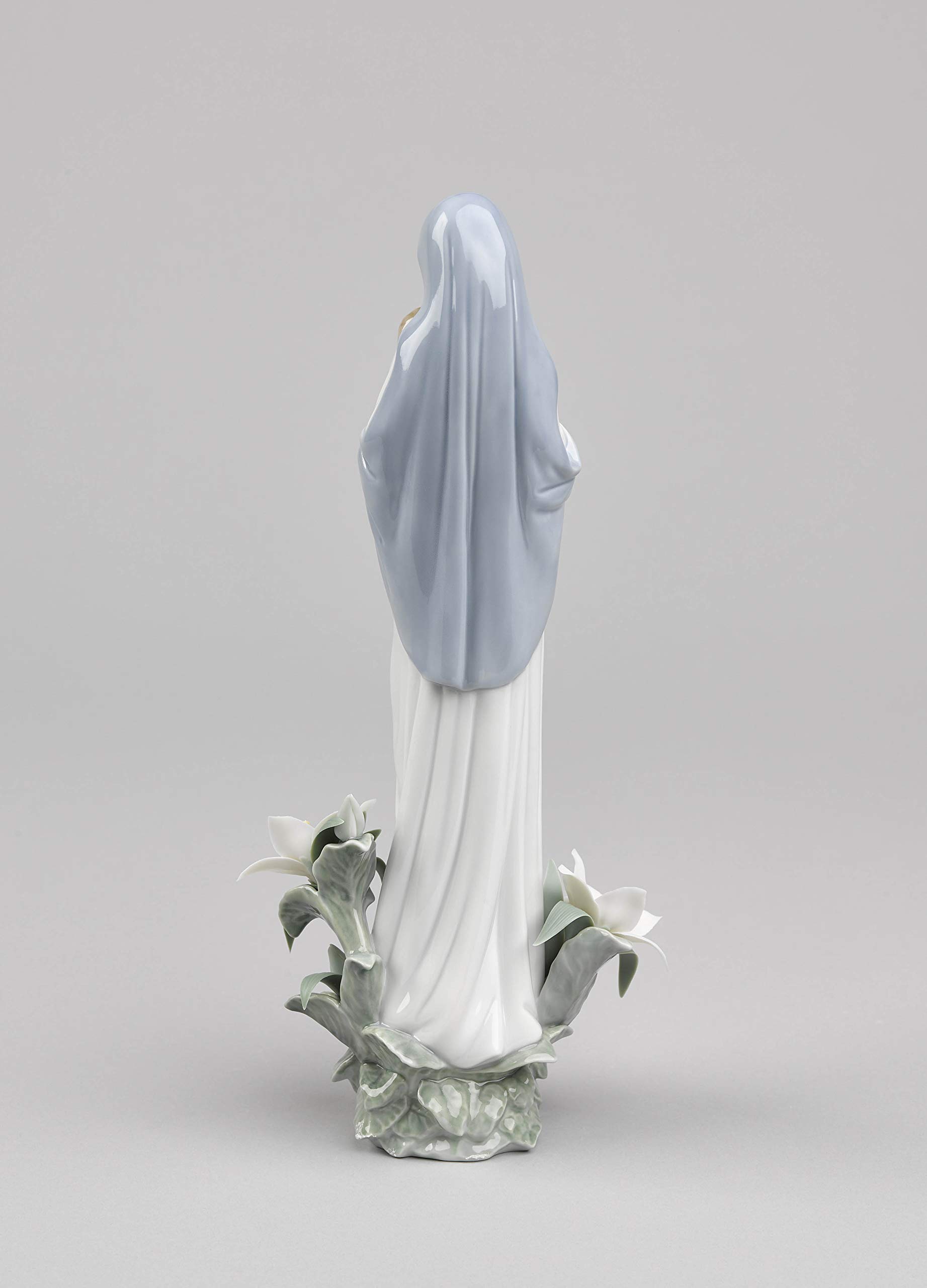 Lladró Sculture Madonna dei Fiori Statuetta Porcellana