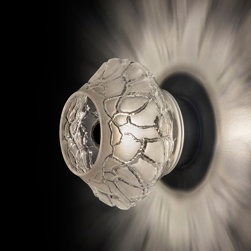 Lalique Caldera applique parete cristallo taglia unica