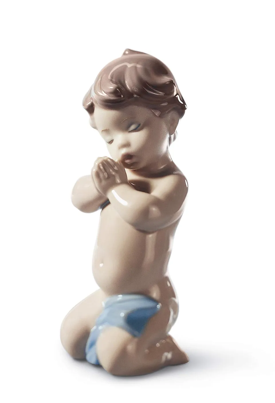 Lladró Bimbo Che Prega figurina bambino porcellana