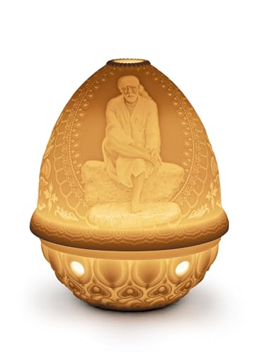 Lladró Accessori Decorativi Litofania Sai Baba porcellana luce