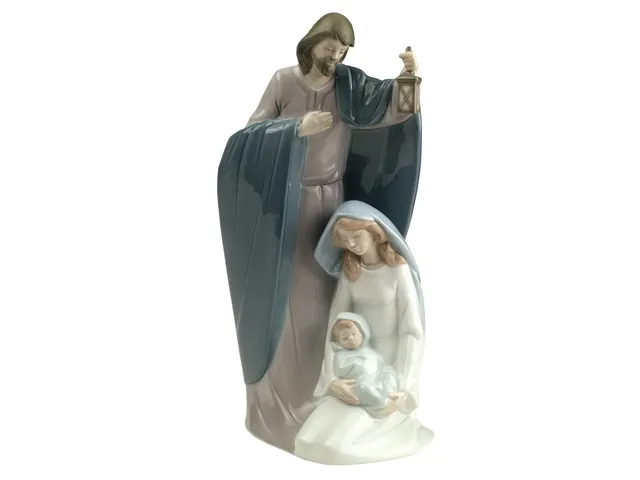 Lladró NAO Natività di Gesù statuetta porcellana Sacra Famiglia