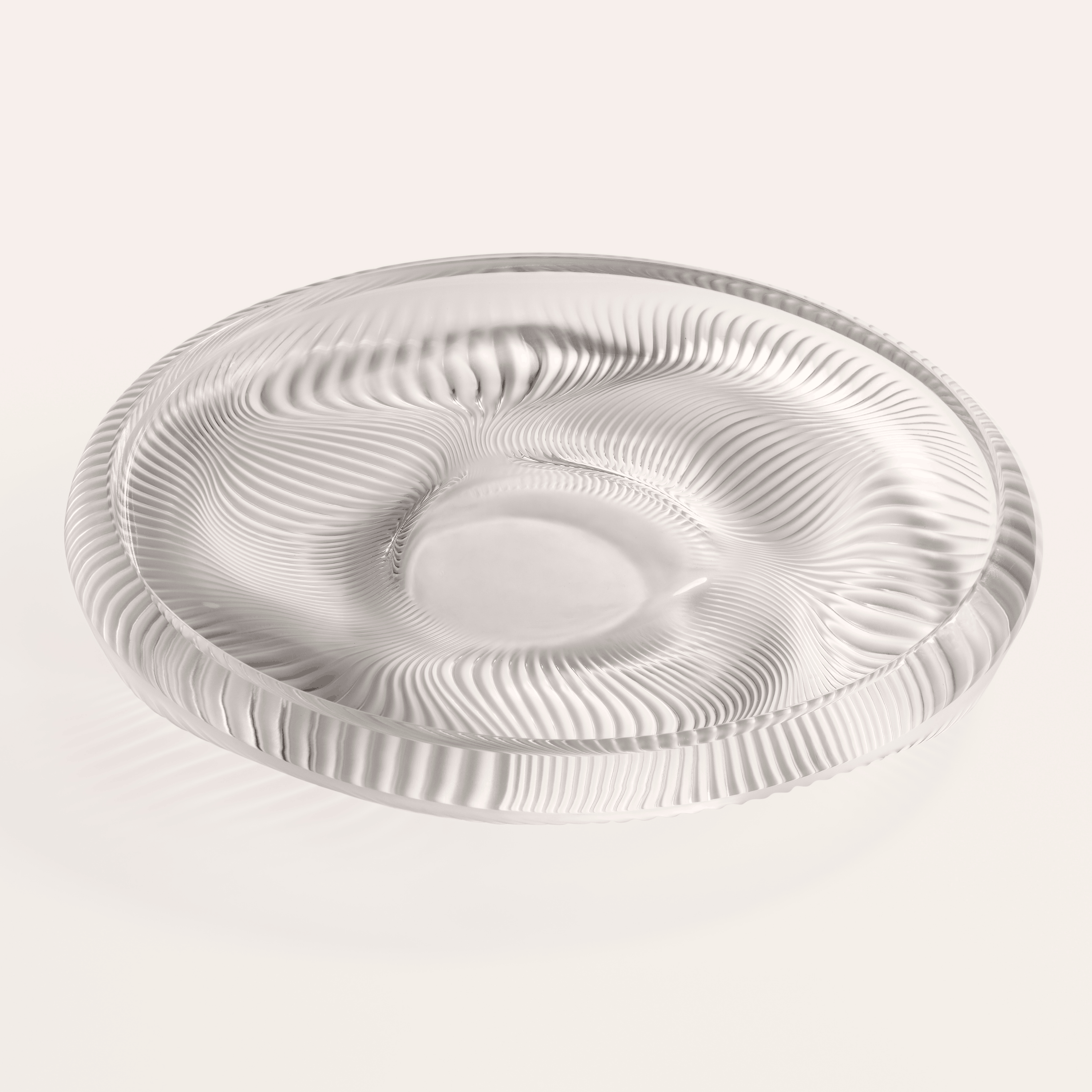 René Lalique Alizé coppa grande cristallo centrotavola