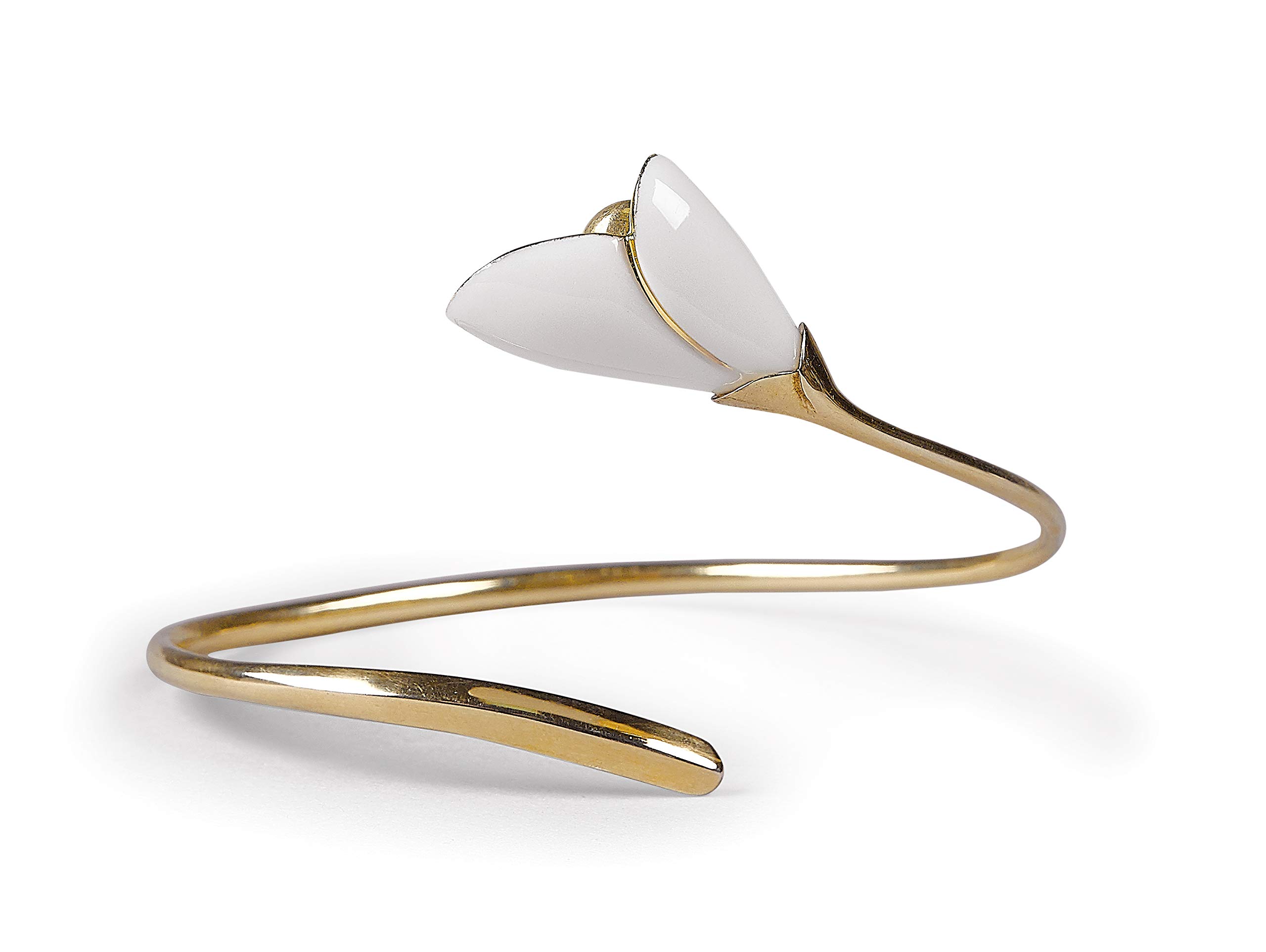Lladró Gioielli Heliconia Bracciale rigido in porcellana