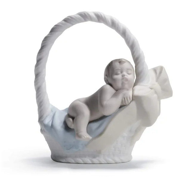 Lladró Sculture Neonato figurina bambino in porcellana
