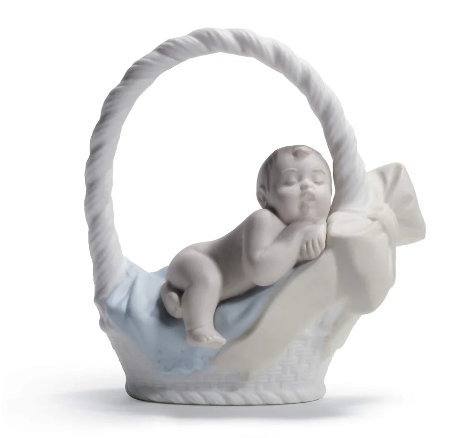 Lladró Sculture Neonato figurina bambino in porcellana