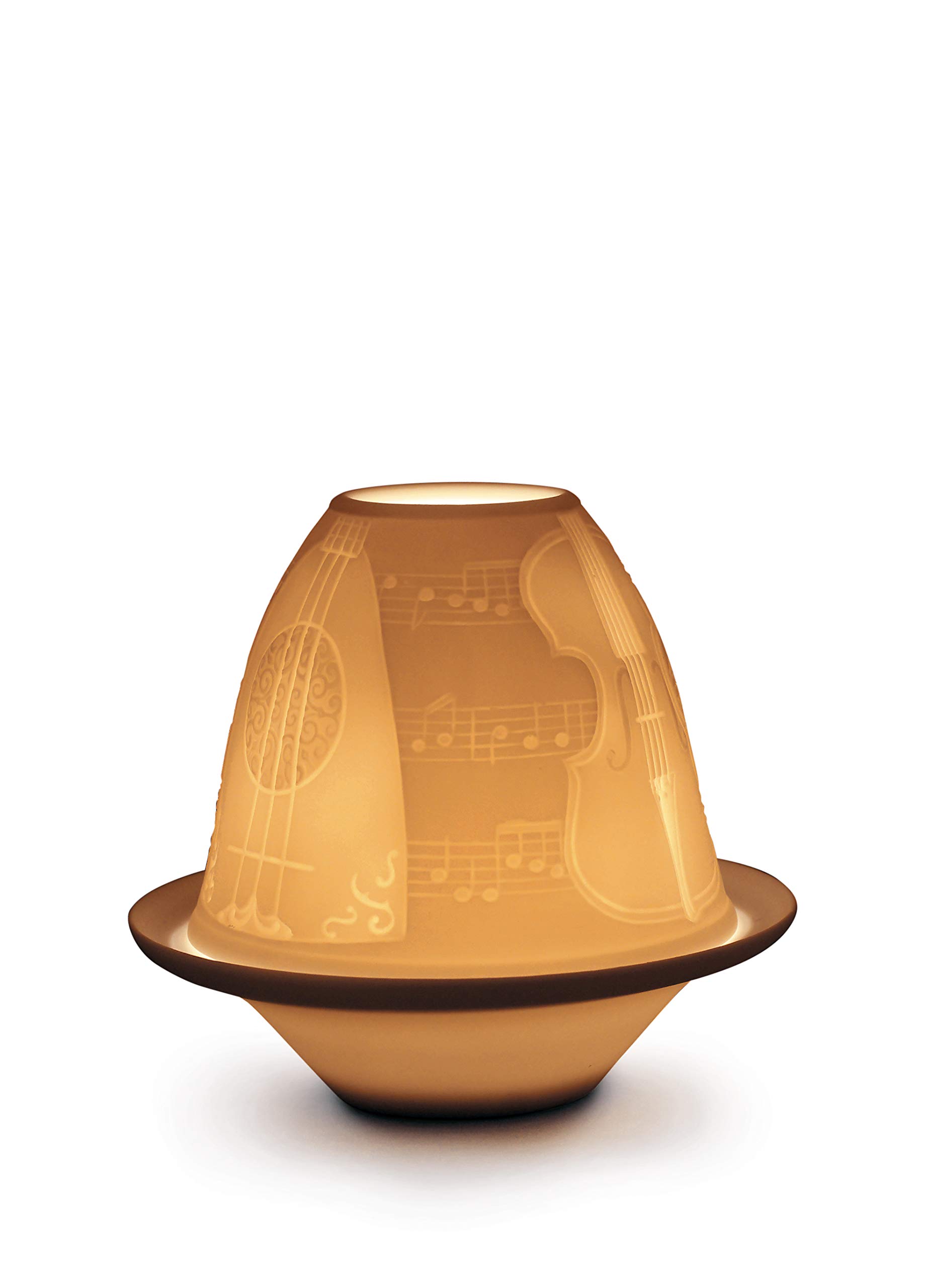 Lladró Strumenti Musicali litofania porcellana con luce