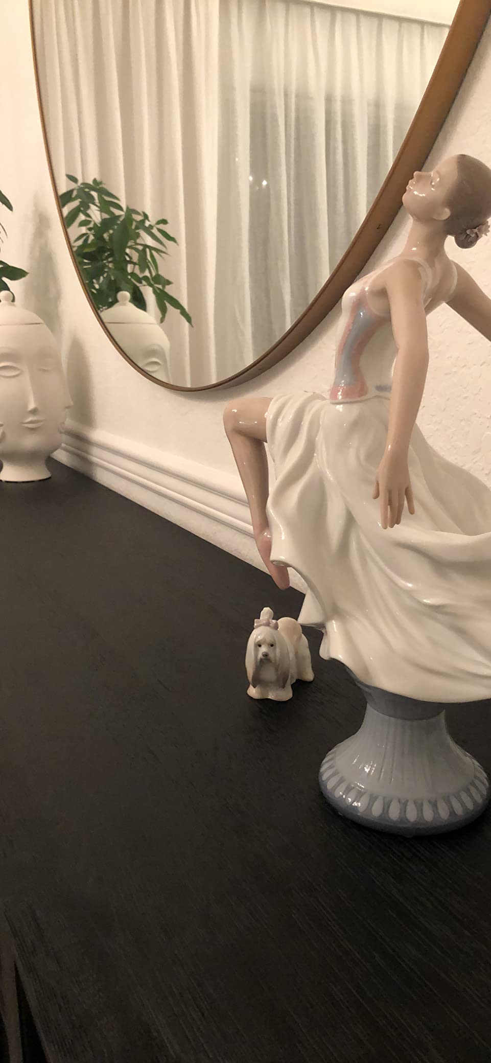Lladró Sculture Cane Maltese statuetta porcellana animale
