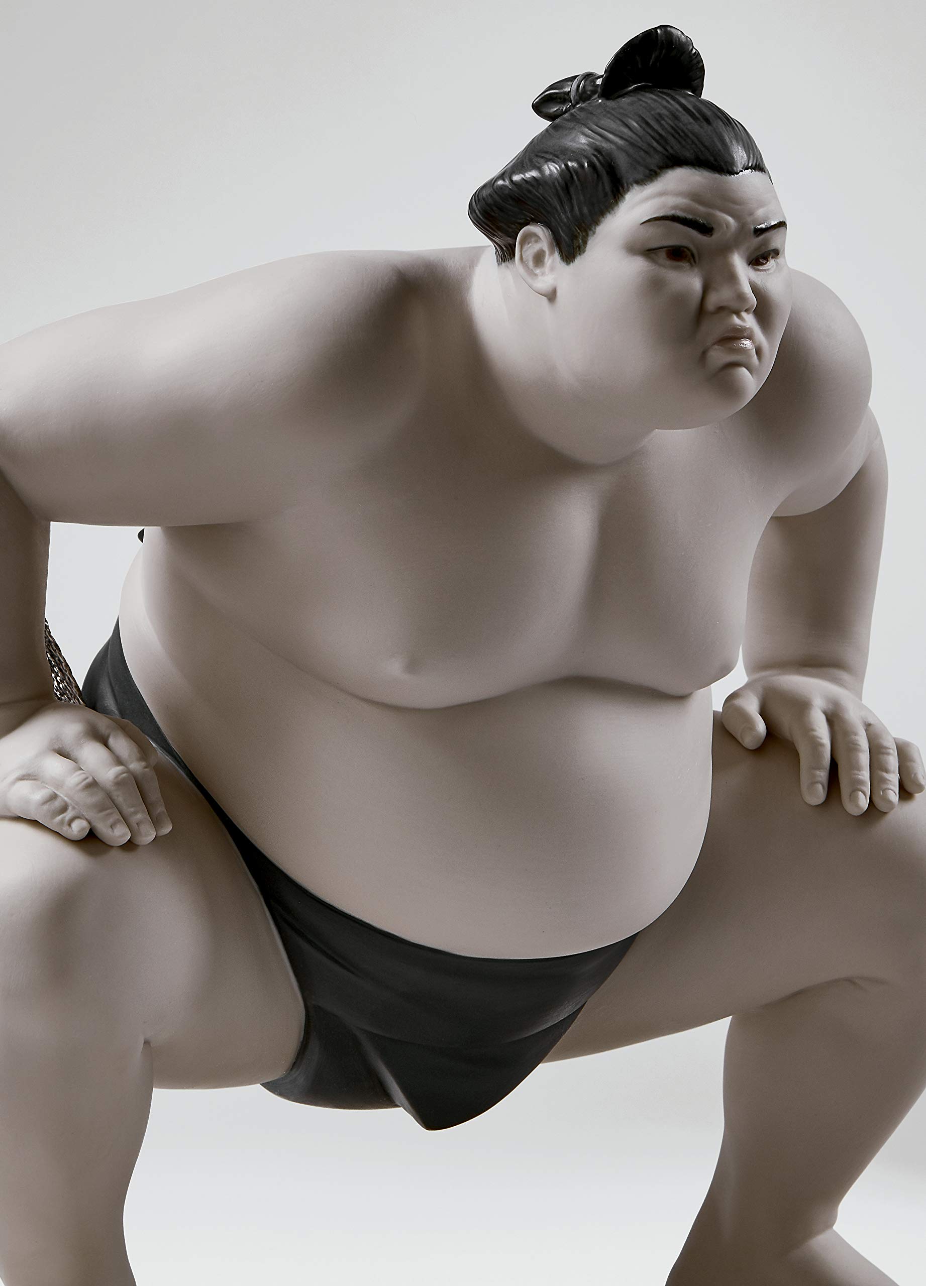 Lladró Sumo scultura in porcellana figura sport