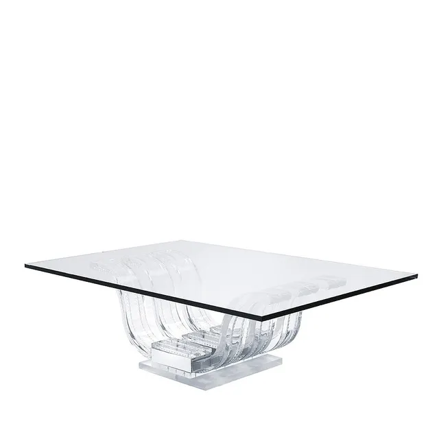 Lalique Perles d'Eau Tavolino basso cristallo gocce acqua