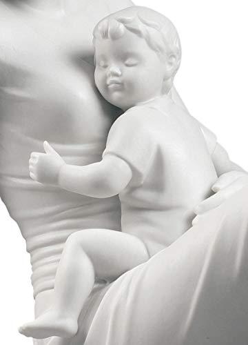 Lladró L'Amore di una Madre figurina porcellana bianco opaco