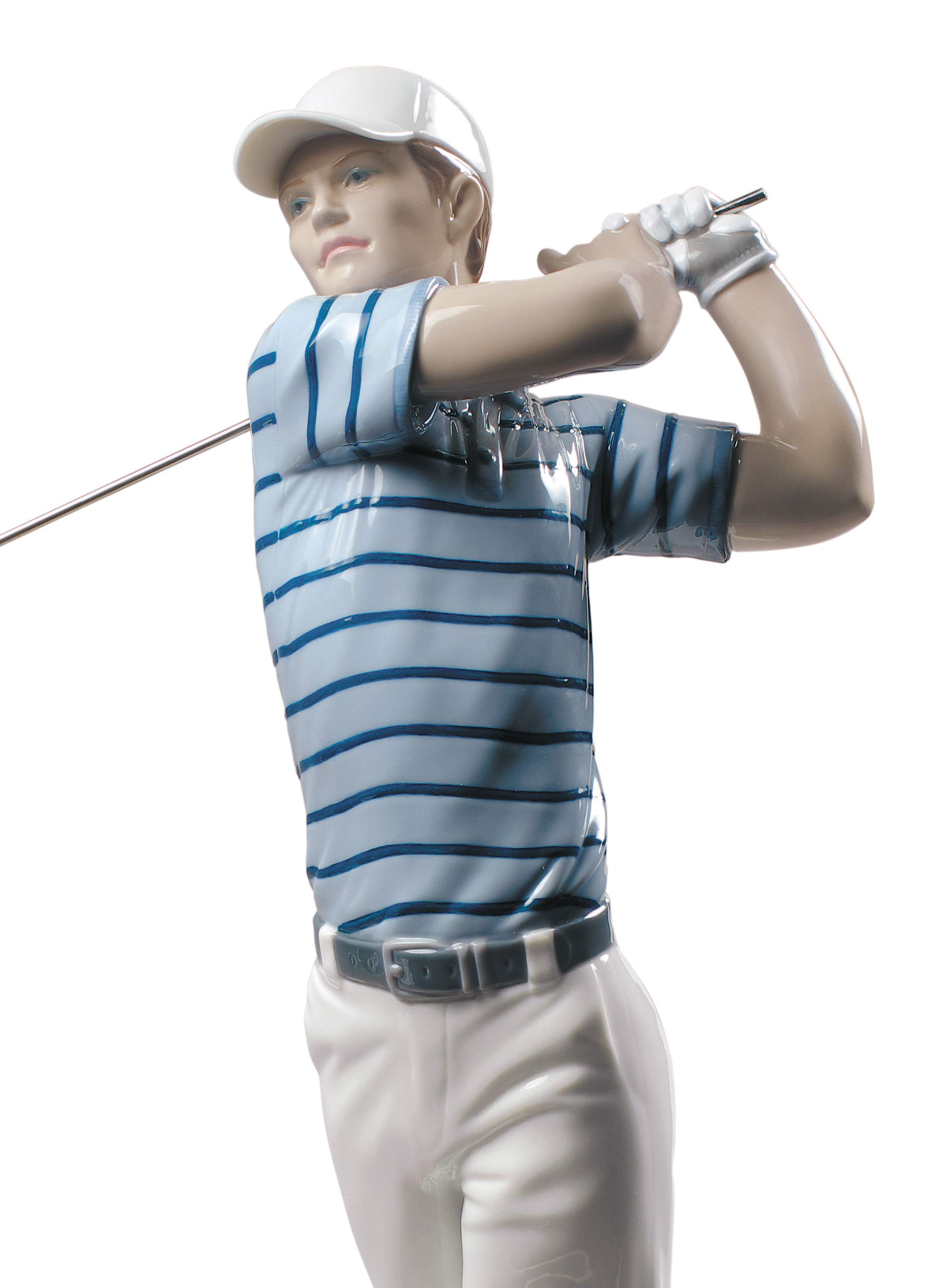 Lladró Sculture Campione di Golf figurina giocatore porcellana