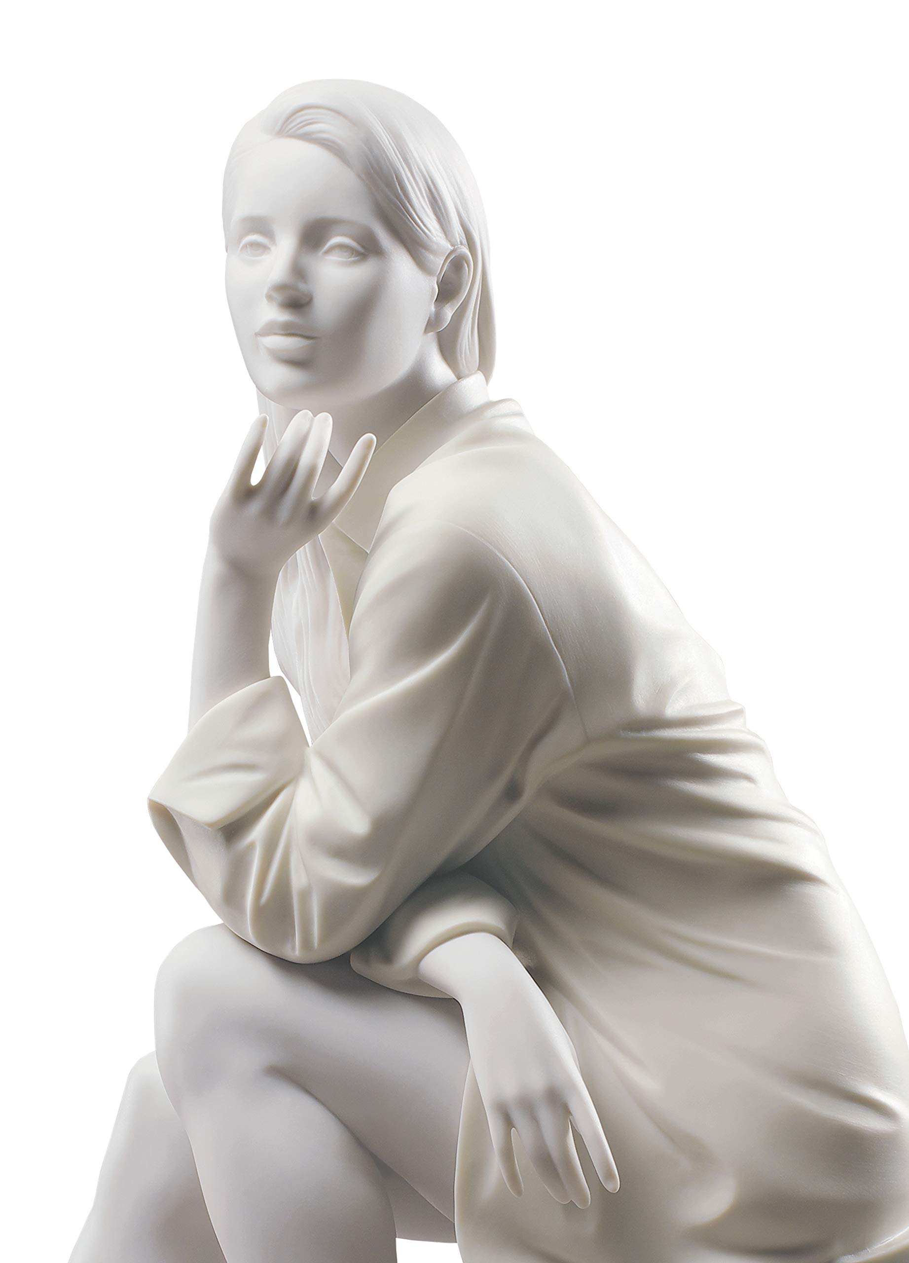 Lladró Un Momento di Tranquillità figurina donna porcellana