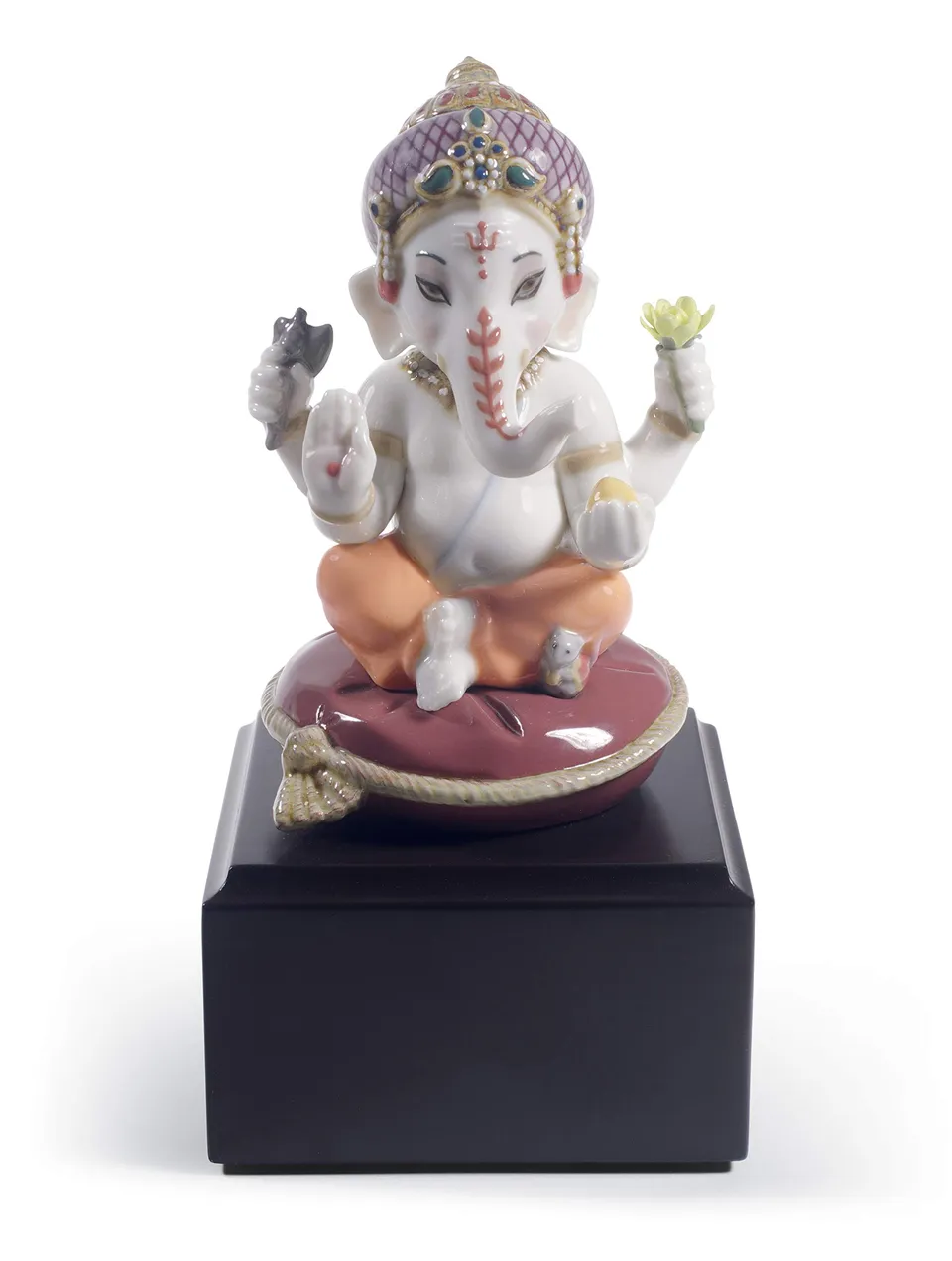Lladró Sculture Bal Ganesha statua porcellana