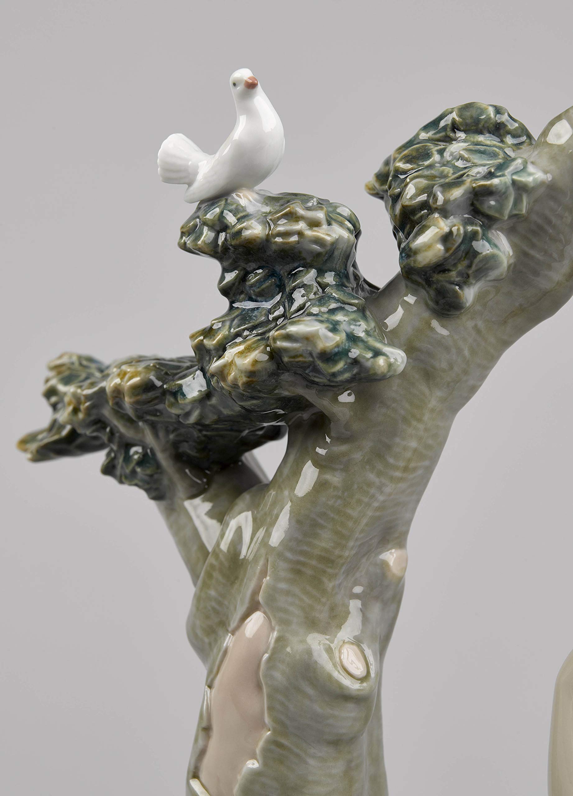 Lladró Sculture Donna Dondolandosi figurina porcellana donna