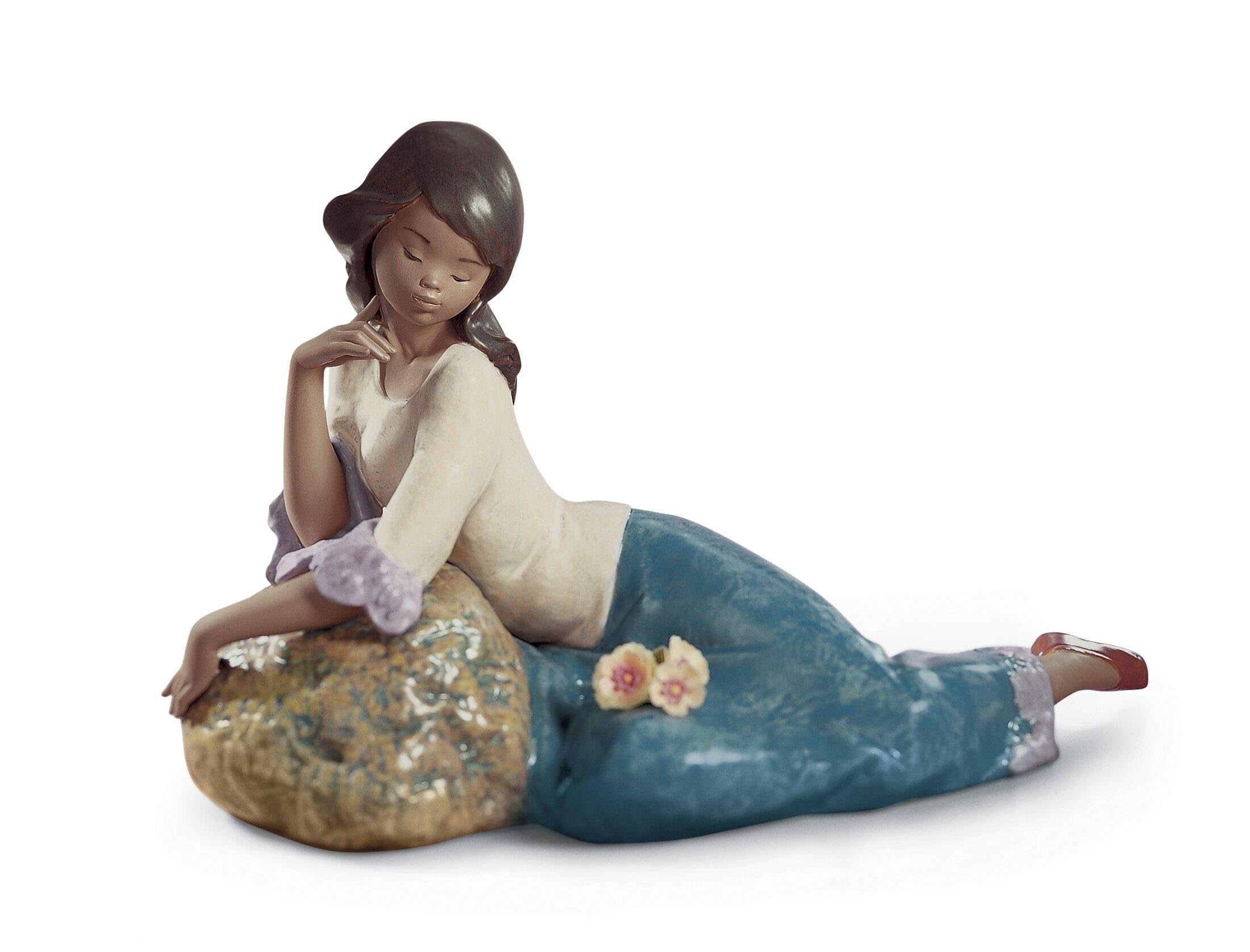 Lladró Donna Anima figurina in porcellana scultura donna