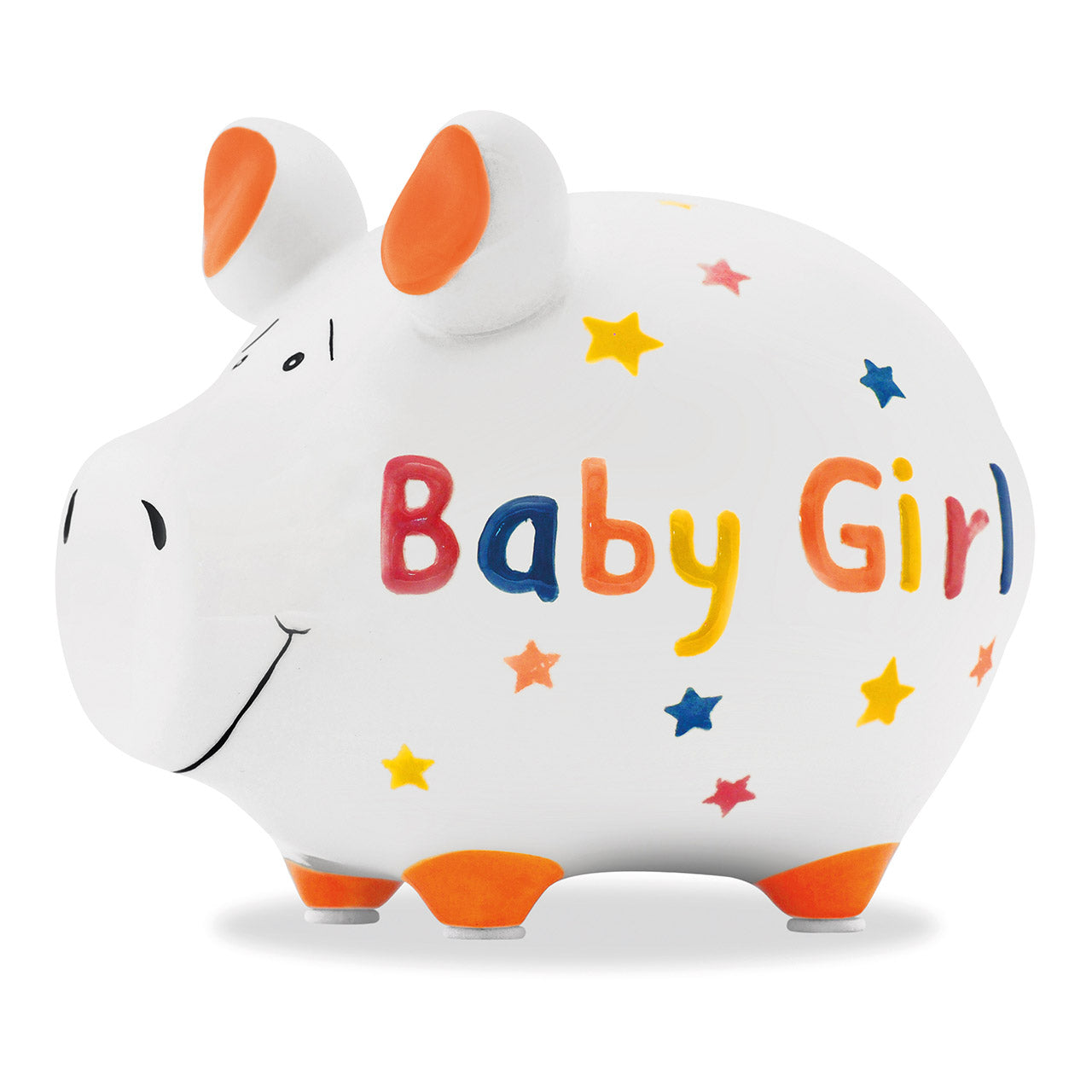 Sparschwein Kleinschweine Baby Girl salvadanaio ceramica stella