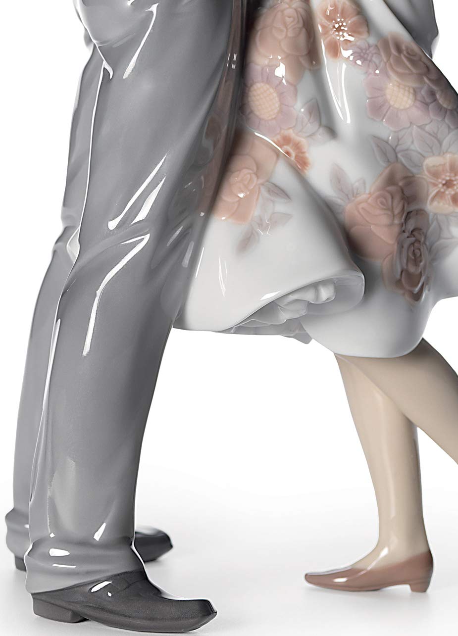 Lladró Sculture Incontro Felice figurina coppia fidanzati