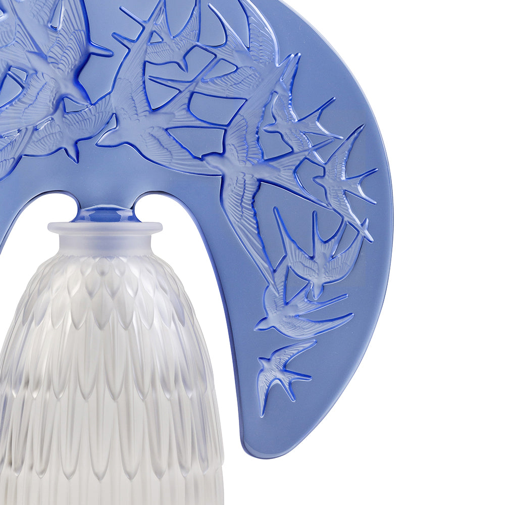 René Lalique Swallows lampada cristallo taglia unica blu