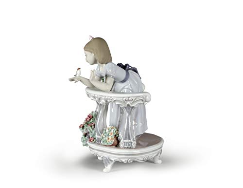 Lladró Sculture Risveglio Primavera figurina bimba fiori