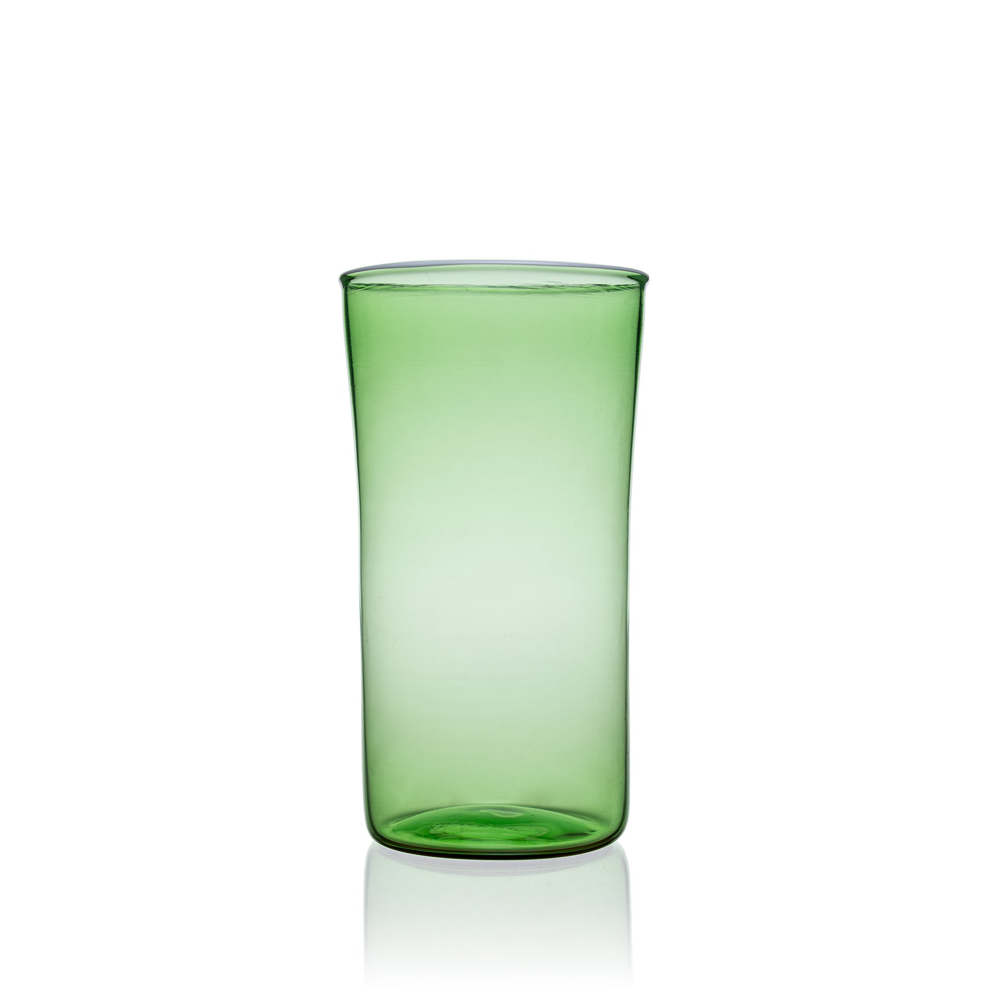 Vaporetto Barena bicchiere vetro Murano verde laguna