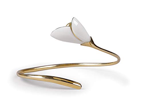 Lladró Gioielli Heliconia Bracciale rigido in porcellana
