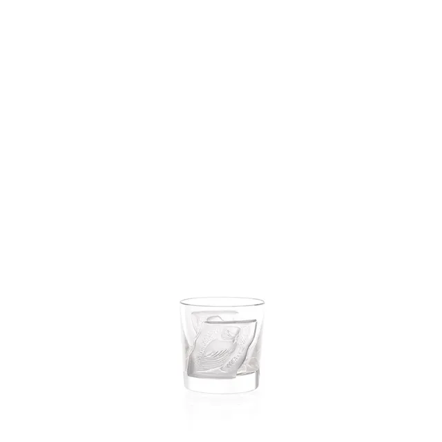René Lalique Owl tumbler cristallo set 1 bicchiere