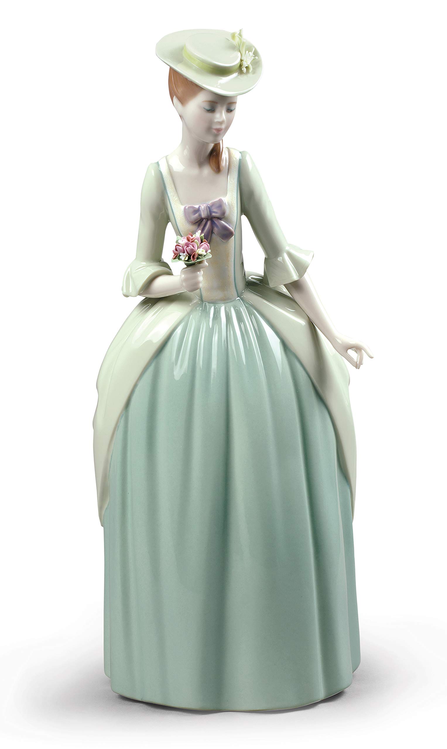 Lladró Sculture Bouquet Dama statuetta porcellana donna
