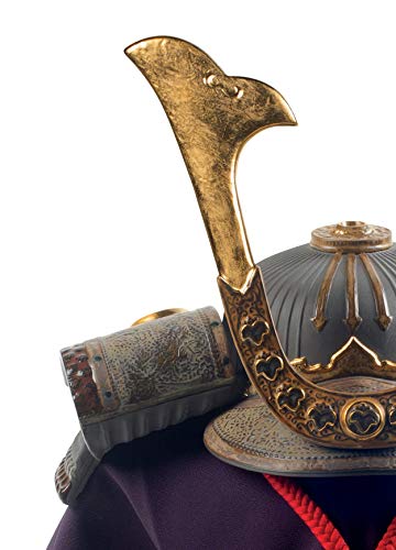 Lladró Alta Porcellana Elmetto Samurai scultura edizione limitata