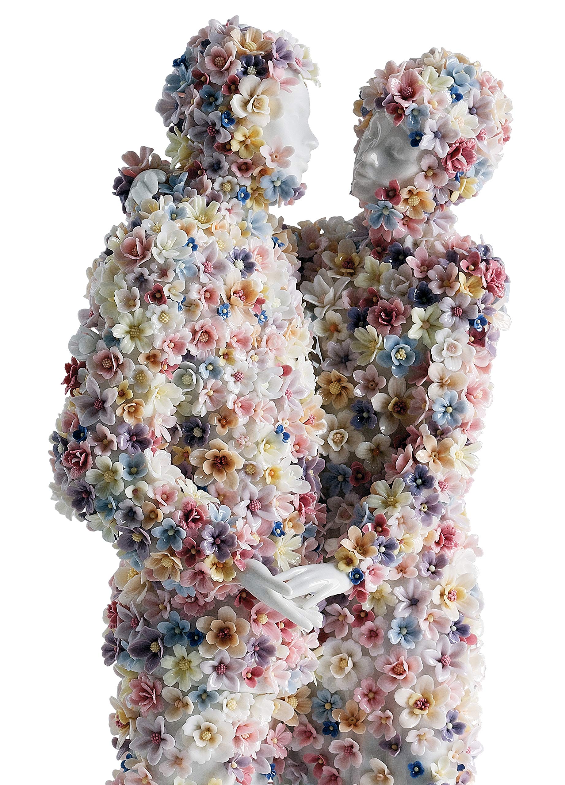 Lladró Sculture Amore III statuetta porcellana fiori