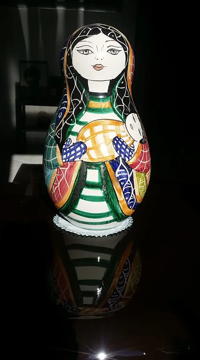 Raffaela Russo Arredo matrioska ceramica 02 dipinta mano