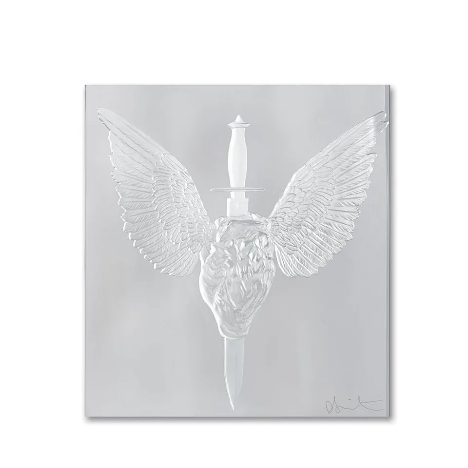 Lalique Eternal Prayer Damien Hirst pannello decorativo cristallo