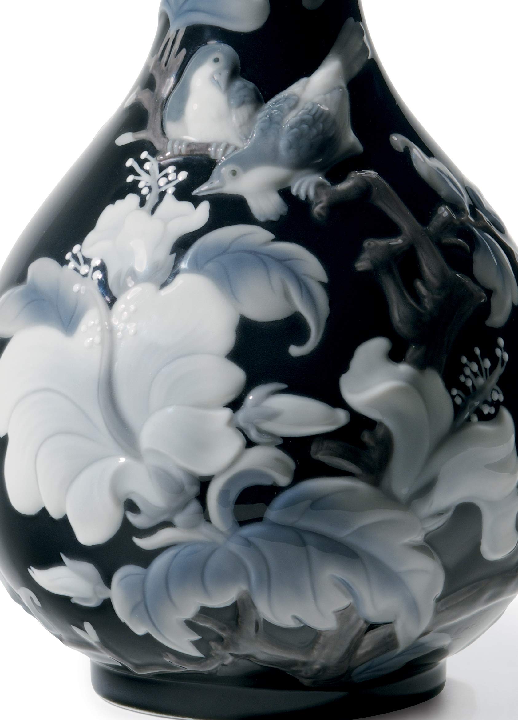 Lladró Accessori Decorativi Vaso Passerotti vaso nero