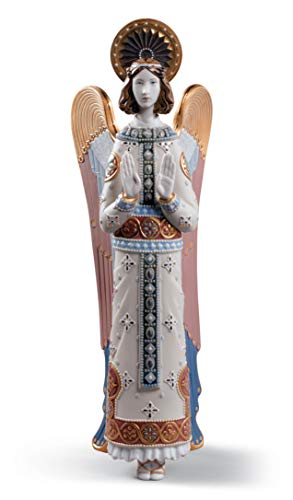 Lladró Sculture Ángel Románico figura porcellana serie limitata