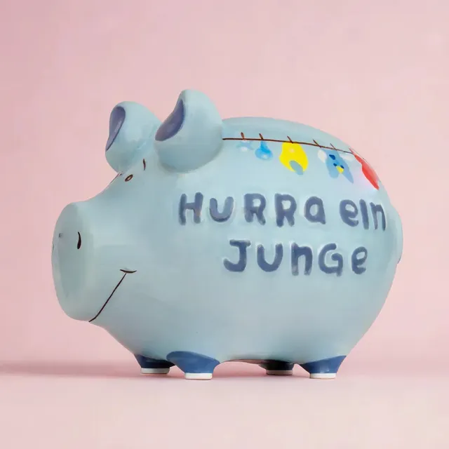 Sparschwein Company Kleinschweine Hurra Junge salvadanaio nascita