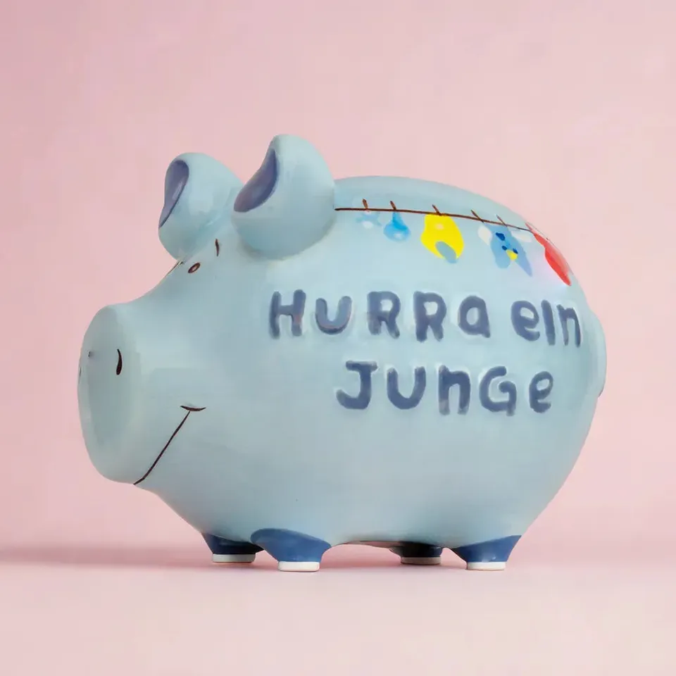 Sparschwein Company Kleinschweine Hurra Junge salvadanaio nascita